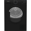 Indesit C YD 92D BB UK Heat Pump Tumble Dryer, 9kg, Black, A+ Rated