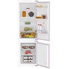 Indesit KINH 1271 B4UK No Frost Integrated Fridge Freezer, Sliding Hinge, 70/30, E Rated
