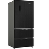 Hotpoint HPG2 6513 XK5E American Fridge Freezer,  Non-Plumbed, Black, D Rated