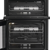 Hotpoint HDG6GDCB1 Gas Cooker with Double Oven, Black, A+ Rated