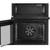 Hotpoint HDD6GDC2B1 Dual Fuel Cooker with Double Oven, Black, A Rated