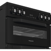 Hotpoint HDD6GDC2B1 Dual Fuel Cooker with Double Oven, Black, A Rated