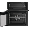 Hotpoint HTE6VDCB1 Ceramic Electric Cooker with Separate Grill, Black, A Rated