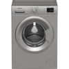 Indesit IP 846S PUSH&GO UK Washing Machine, 8kg, 1400 Spin, Silver, A Rated