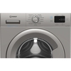 Indesit IP 846S PUSH&GO UK Washing Machine, 8kg, 1400 Spin, Silver, A Rated