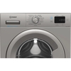 Indesit IP 946S PUSH&GO UK Washing Machine, 9kg, 1400 Spin, Silver, A Rated