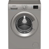 Indesit IP 946S PUSH&GO UK Washing Machine, 9kg, 1400 Spin, Silver, A Rated
