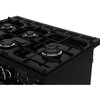 Rangemaster PROP90DFFGB/C 90cm Dual Fuel Range Cooker Professional Plus Black / Chrome, A Rated