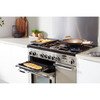 Rangemaster PROP90DFFGB/C 90cm Dual Fuel Range Cooker Professional Plus Black / Chrome, A Rated