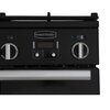 Rangemaster PROP90DFFGB/C 90cm Dual Fuel Range Cooker Professional Plus Black / Chrome, A Rated