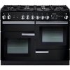 Rangemaster PROP110DFFGB/C 110cm Dual Fuel Range Cooker Professional Plus Black / Chrome, A Rated
