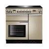 Rangemaster PROP90ECCR/C 90cm Ceramic Range Cooker Professional Plus Cream / Chrome, A Rated