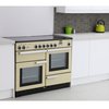 Rangemaster PROP110ECCR/C 110cm Ceramic Range Cooker Professional Plus Cream / Chrome, A Rated