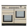 Rangemaster PROP110ECCR/C 110cm Ceramic Range Cooker Professional Plus Cream / Chrome, A Rated