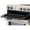Rangemaster PROP110ECGB/C 110cm Ceramic Range Cooker Professional Plus Black / Chrome, A Rated