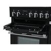 Rangemaster PROP90NGFGB/C 90cm Gas Range Cooker Professional Plus Black / Chrome, A Rated