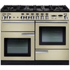 Rangemaster PROP110NGFCR/C 110cm Gas Range Cooker Professional Plus Cream / Chrome, A Rated