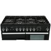 Rangemaster PROP110NGFCY/C 110cm Gas Range Cooker Professional Plus Cranberry / Chrome, A Rated