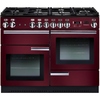 Rangemaster PROP110NGFCY/C 110cm Gas Range Cooker Professional Plus Cranberry / Chrome, A Rated
