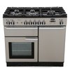 Rangemaster PROP100DFFSS/C 100cm Dual Fuel Range Cooker Professional Plus Stainless Steel / Chrome, A Rated