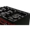 Rangemaster PROP90FXPDFFGB/C 90cm Dual Fuel Range Cooker Professional Plus FXP Black / Chrome, A Rated