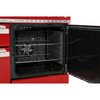 Rangemaster ELS110DFFRD 110cm Dual Fuel Range Cooker Elise Cherry Red / Brushed Nickel, A Rated