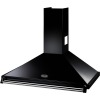 Rangemaster CLAHDC100BC 100cm Chimney Cooker Hood Classic Black / Chrome, D Rated