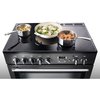 Rangemaster PROP90FXEICY/C 90cm Induction Range Cooker Professional Plus FX Cranberry / Chrome, A Rated