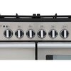 Rangemaster PDL110DFFSS/C 110cm Dual Fuel Range Cooker Professional Deluxe Stainless Steel / Chrome, A Rated