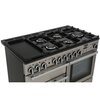 Rangemaster PDL110DFFSS/C 110cm Dual Fuel Range Cooker Professional Deluxe Stainless Steel / Chrome, A Rated