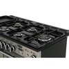 Rangemaster PDL110DFFSS/C 110cm Dual Fuel Range Cooker Professional Deluxe Stainless Steel / Chrome, A Rated