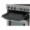Rangemaster PDL110DFFSS/C 110cm Dual Fuel Range Cooker Professional Deluxe Stainless Steel / Chrome, A Rated