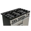 Rangemaster PDL100DFFSS/C 100cm Dual Fuel Range Cooker Professional Deluxe Stainless Steel / Chrome, A Rated