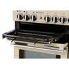 Rangemaster PDL100DFFCR/C 100cm Dual Fuel Range Cooker Professional Deluxe Cream / Chrome, A Rated