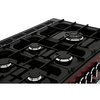 Rangemaster PDL100DFFCY/C 100cm Dual Fuel Range Cooker Professional Deluxe Cranberry / Chrome, A Rated