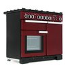 Rangemaster PDL100DFFCY/C 100cm Dual Fuel Range Cooker Professional Deluxe Cranberry / Chrome, A Rated