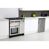 Rangemaster PDL90DFFSS/C 90cm Dual Fuel Range Cooker Professional Deluxe Stainless Steel / Chrome, A Rated