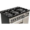 Rangemaster PDL90DFFCR/C 90cm Dual Fuel Range Cooker Professional Deluxe Cream / Chrome, A Rated