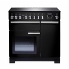 Rangemaster PDL90EIGB/C 90cm Induction Range Cooker Professional Deluxe Black / Chrome, A Rated