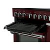 Rangemaster PDL90EICY/C 90cm Induction Range Cooker Professional Deluxe Cranberry / Chrome, A Rated
