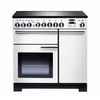 Rangemaster PDL90EIWH/C 90cm Induction Range Cooker Professional Deluxe White / Chrome, A Rated