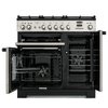 Rangemaster KCH90DFFSS/C 90cm Dual Fuel Range Cooker Kitchener Stainless Steel / Chrome, A Rated