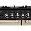 Rangemaster KCH100DFFCR/C 100cm Dual Fuel Range Cooker Kitchener Cream / Chrome, A Rated