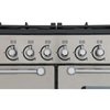 Rangemaster KCH110DFFSS/C 110cm Dual Fuel Range Cooker Kitchener Stainless Steel / Chrome, A Rated