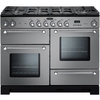 Rangemaster KCH110DFFSS/C 110cm Dual Fuel Range Cooker Kitchener Stainless Steel / Chrome, A Rated