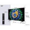 TCL 98A400M-UK 98" QD-Mini LED Smart Television, Black, D Rated