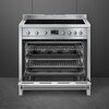 Smeg A1PYID-9 Opera 90cm Induction Range Cooker, Stainless Steel, A+ Rated