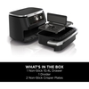 Ninja AF500UK Foodi FlexDrawer 10.4 litre Air Fryer, Black