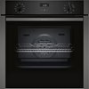 Neff N50 Slide and Hide B3ACE4HG0B  Built-In Electric Single Oven, Graphite Grey, A Rated