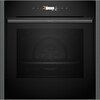 Neff N70 Slide and Hide B54CR71G0B  Built-In Electric Single Oven, Graphite Grey with Pyrolytic Cleaning, A+ Rated
